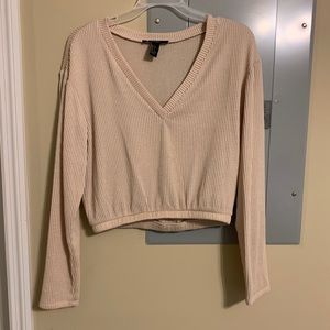 Deep v neck long sleeve